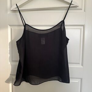 Jones New York Black Sleeveless Backless Camisole